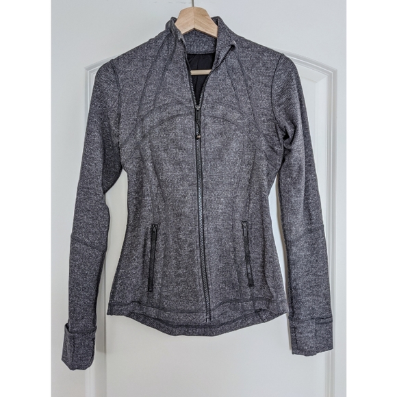 lululemon athletica Jackets & Blazers - Lululemon Define Jacket Herringbone Grey Black
